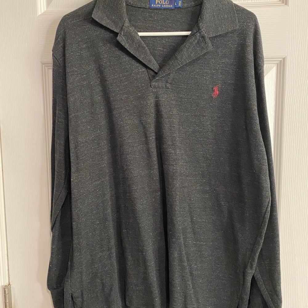 Men’s long sleeve polo
